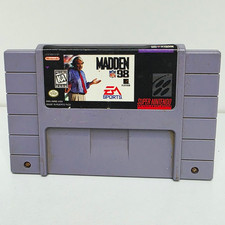 EA SPORTS Madden NFL 98 Nintendo SNES NTSC-U/C Sports American Football