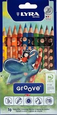 Lyra Groove 10 Stück Buntstifte Malstifte f�...