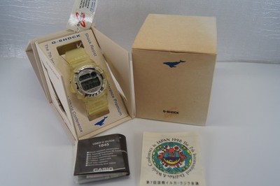 Casio G-SHOCK DW-9200K-7T ICERC 7th Dolphin Whale Conference 1998 Box Tag Japan