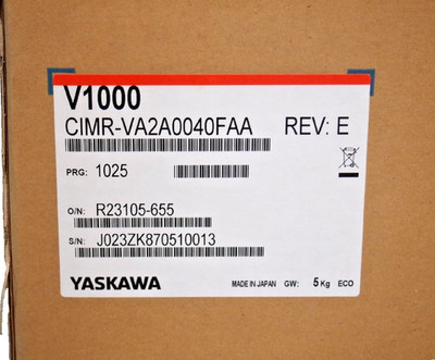 YASKAWA CIMR-VA2A0040FAA Inverter Drive New Unused Stored Item From Japan