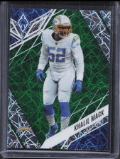 2022 Panini Phoenix Khalil Mack #50 Green Lazer Prizm /25 Chargers