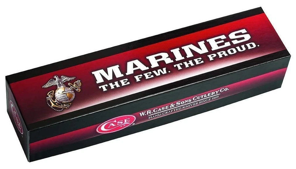 Cuchillo Case Military 00334 USMC con Hoja Fija de Carbono 1095 Cuero Genuino S... Foto 2 de 4