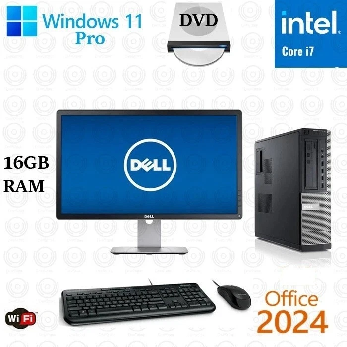 Intel Core i7 3rd Gen. 16 GB RAM PC Desktops & All-In-One