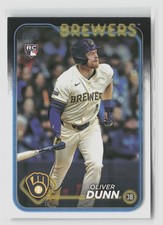 Oliver Dunn #US310 2024 Topps Rookie Rc Brewers