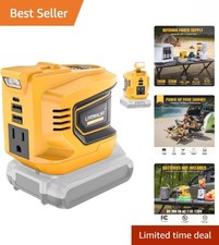 200W Battery-Powered Inverter with Multi-Charging Ports Safety Features