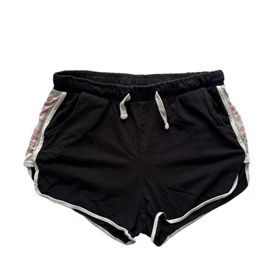 Short de sport noir vintage années 90 rétro sportswear été 10 - Photo 1/2