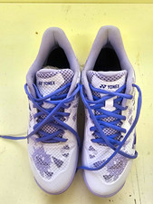 YONEX Power Cushion Eclipsion Z Women Badminton Shoes White/Purple UK 8