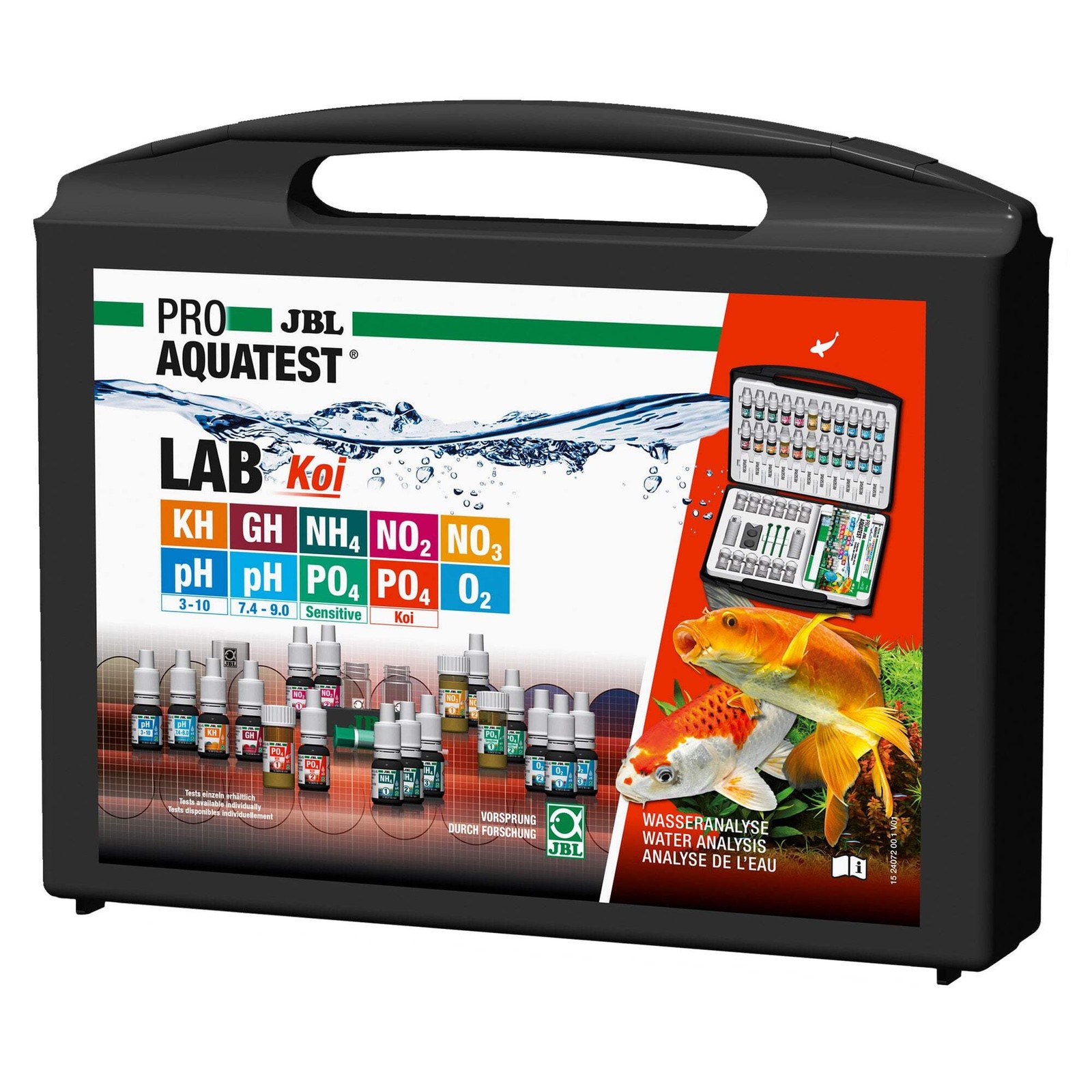 JBL ProAquaTest Lab - Koi Pond Fish Water Test Kit