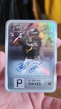 2021 Bowman Platinum Platinum Die-Cuts Ke'Bryan Hayes #PDC-19 Autographs /99 RC