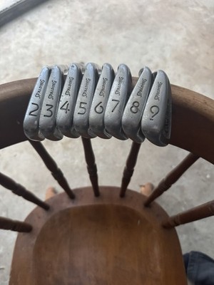 Vintage SPALDING Elite Plus 2-9 IRONS IRON Set Steel Lite Plus Medium Flex