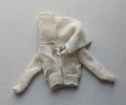 VINTAGE BARBIE Pak White Cardigan
