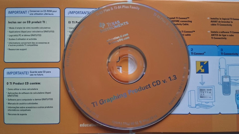 Texas Instruments Manual Guidebook TI-84 Plus Silver Edition Manual Book & CD - Image 2 of 4