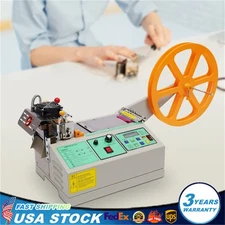 280W Hot&Cold Cutter Automatic Tape Cutting Machine For Cutting Leather Ribbon