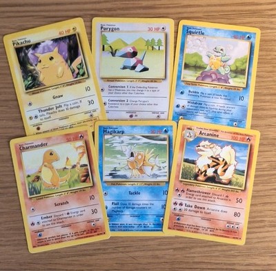 1999 Pokemon Base Set WOTC Vintage - Common Uncommon Singles - Pick Your Cards