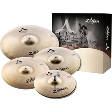 Zildjian A Custom Cymbal Pack with Hi-Hats, Crashes, and Ride