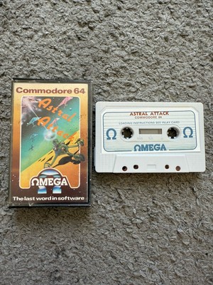 Astral Attack - Commodore 64 (1984) Spiel getestet sehr guter Zustand