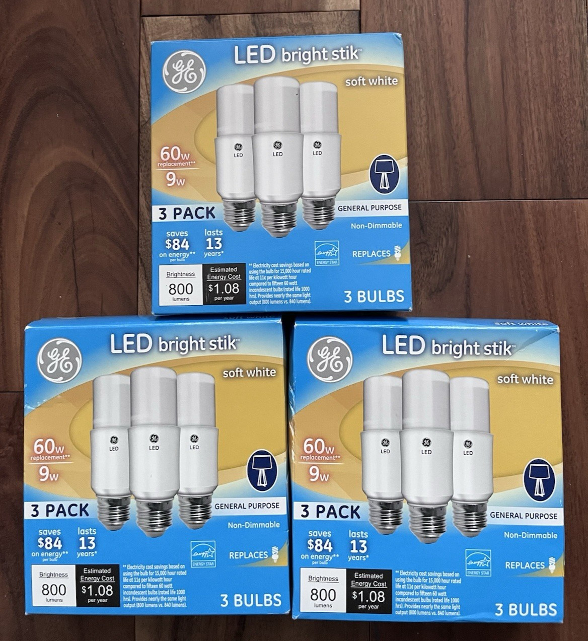 60 Watt800 Lumen Softwhite Pc 63589 (3) 3-pack