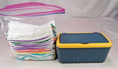 Lot of 50 Baby Wash Cloths New With Case