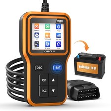 OBD2 Scanner with Upgrade Battery Tester - Diagnostic Tool for Cars That Chec...
