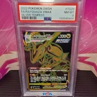 2022 Pokémon SWSH Full Art FA Rayquaza VMAX Silver Tempest TG29 PSA 8