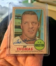 2017 TOPPS HERITAGE LEE THOMAS REAL ONE AUTOGRAPH HOUSTON