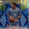 Topps 2023-24 Finest Flashback Autographs Seth Curry Blue Refractor /99 Hornets