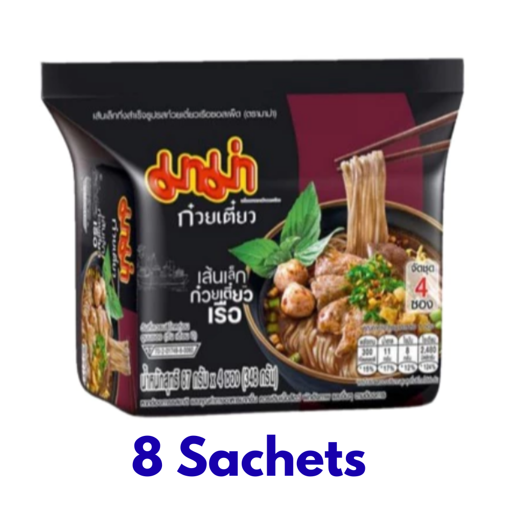 MA-ta mamaページ Mama Boat Noodles Nam Tok Instant Rice Noodles Thai Style Intense