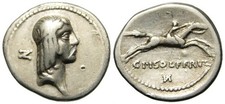 R&ouml;mische Republik C. Calpurnius Piso L f Frugi AR Denar (67 v. Chr.), Gens Ca...
