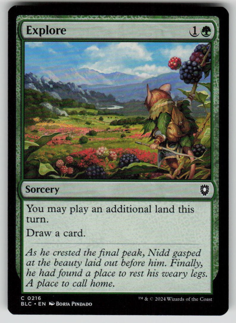 Explore Common Commander: Bloomburrow 216 MTG Near Mint