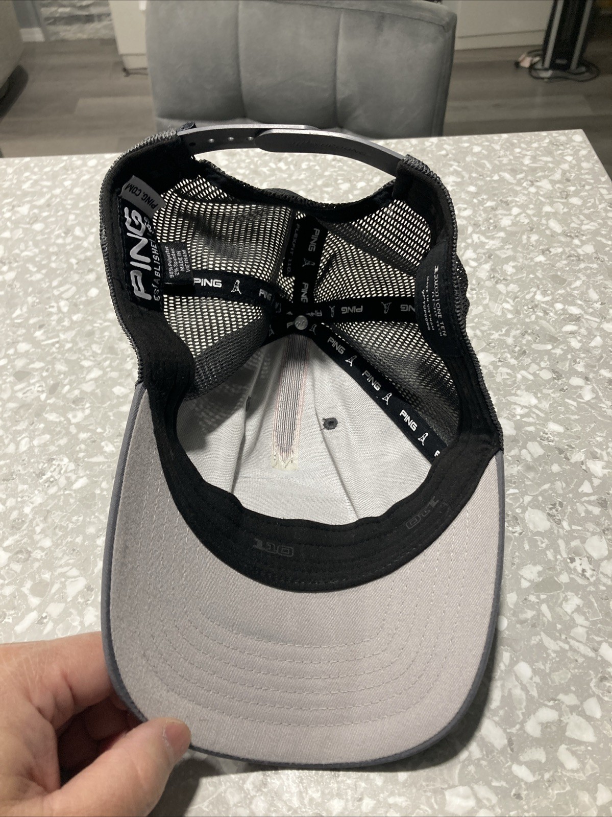 Ping Mountains Patch Snapback Mesh Back Trucker H… - image 6