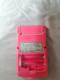 Nintendo Game Boy Color (CGB-001) Red - used working No Battery Cover
