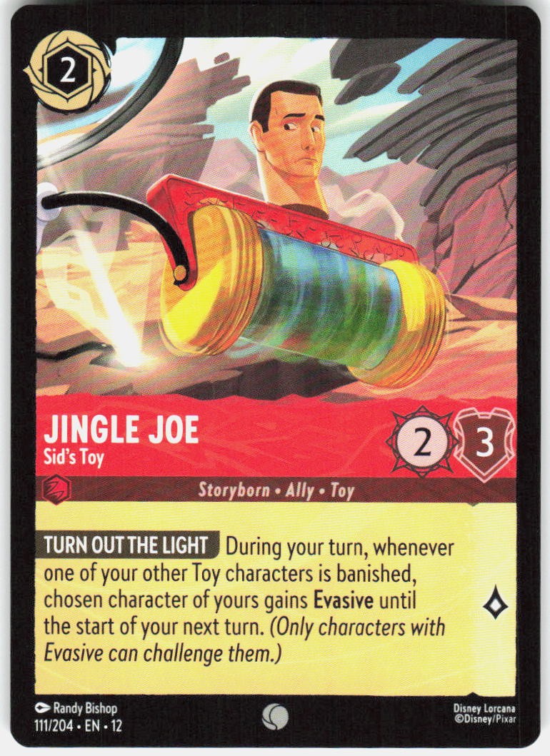 Jingle Joe Sid's Toy 111/204 Wilds Unknown Disney Lorcana