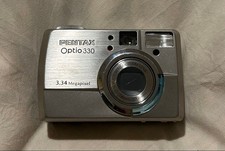 PENTAX Optio 330 Compact Digital Camera 3.34 Megapixel Vintage Model