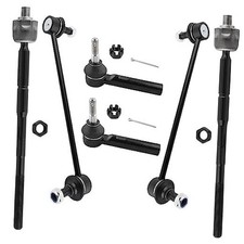 6pcs Front Sway Bars Inner Outer Tie Rods Fit for Dodge Journey 2009 2010
