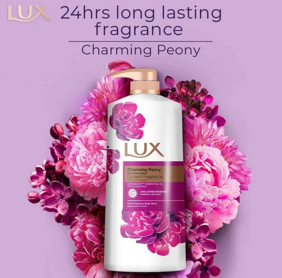 Lux Magical Orchid Body Wash 1L 33.8FL. OZ. Charming Peony 2 Pack - Image 3 of 4