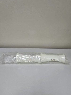 Vintage Tupperware Hourglass Salt & Pepper Shakers 6'' White w/Gold Lettering NIP