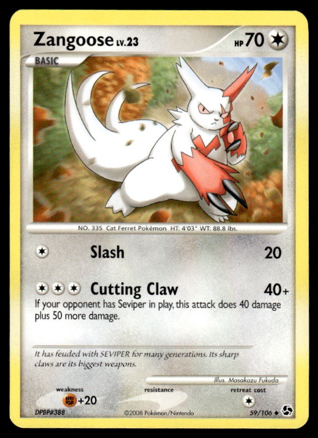 Great Encounters #59/106 Zangoose