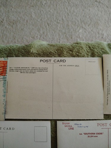 Job Lot x 5 Ship S. S/M. V Postcards Unposted/Posted - Picture 6 of 9