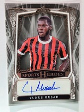 2025 Leaf Metal Sports Heroes - Yunus Musah #BA-YM1 Acetate Bronze /25 Auto