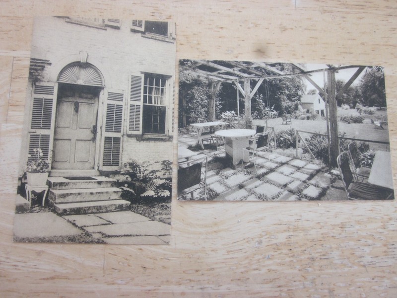 2 Vintage Unposted postcards -- Egremont Tavern South Egremont MA MASS