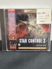 STAR CONTROL 3, , PC CD-ROM, Accolade, 1996, sealed, new