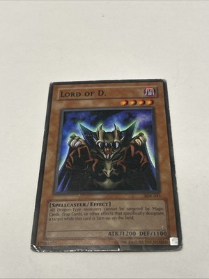 Yugioh BPT-004 Lord Of D. Secret Rare Limited Edition USED