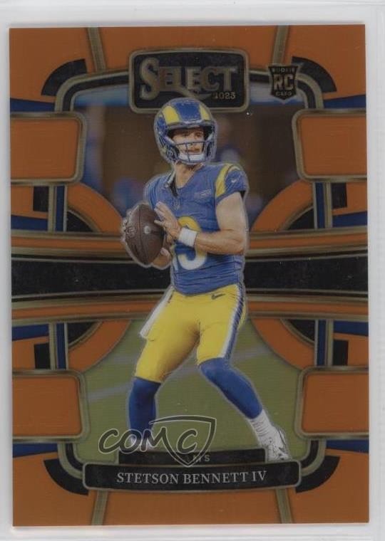 2023 Panini Select Concourse Orange Prizm 33/49 Stetson Bennett IV #55 4f5