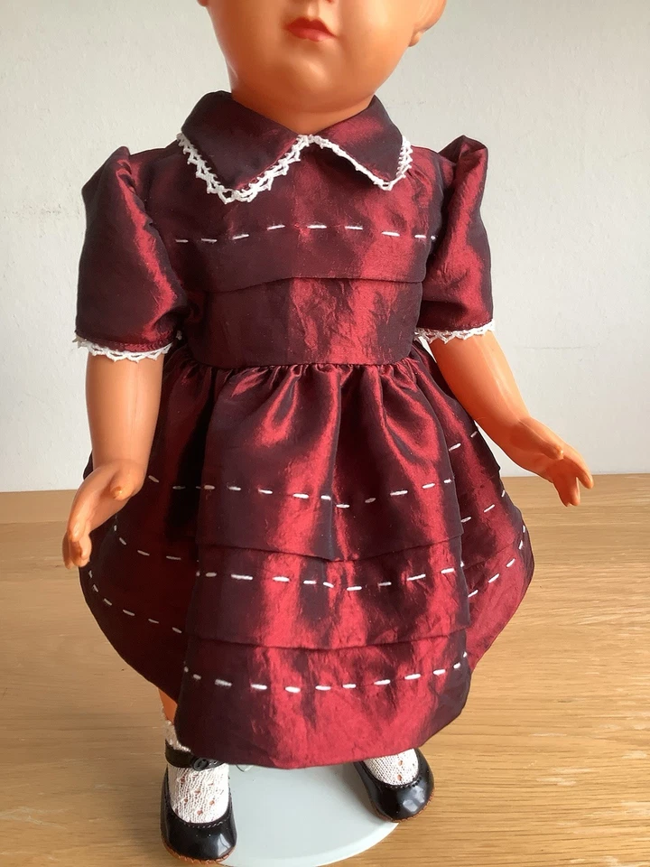 Pour Ancienne Poupée FRANÇOISE de MODES&TRAVAUX - ROBE Déc.1957+Avril 1953 - Photo 3/4