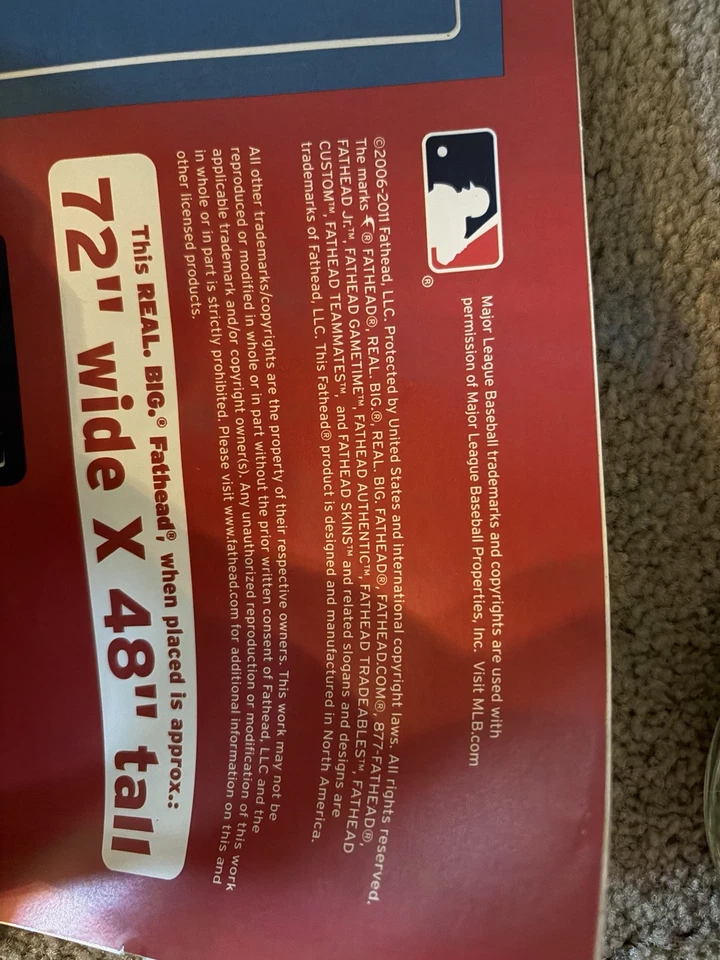 "Calcomanías de pared de vinilo Fathead St Louis Cardinals Busch Stadium tamaño Queen 72"" X 48""" Foto 2 de 4