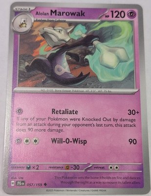 Alolan Marowak 057/159 Journey Together Pokemon Card