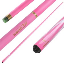 57" 2-Piece Carbon Fiber Billard Pool Cue Sticks Kit 9.5mm Tip Snooker w/ Case