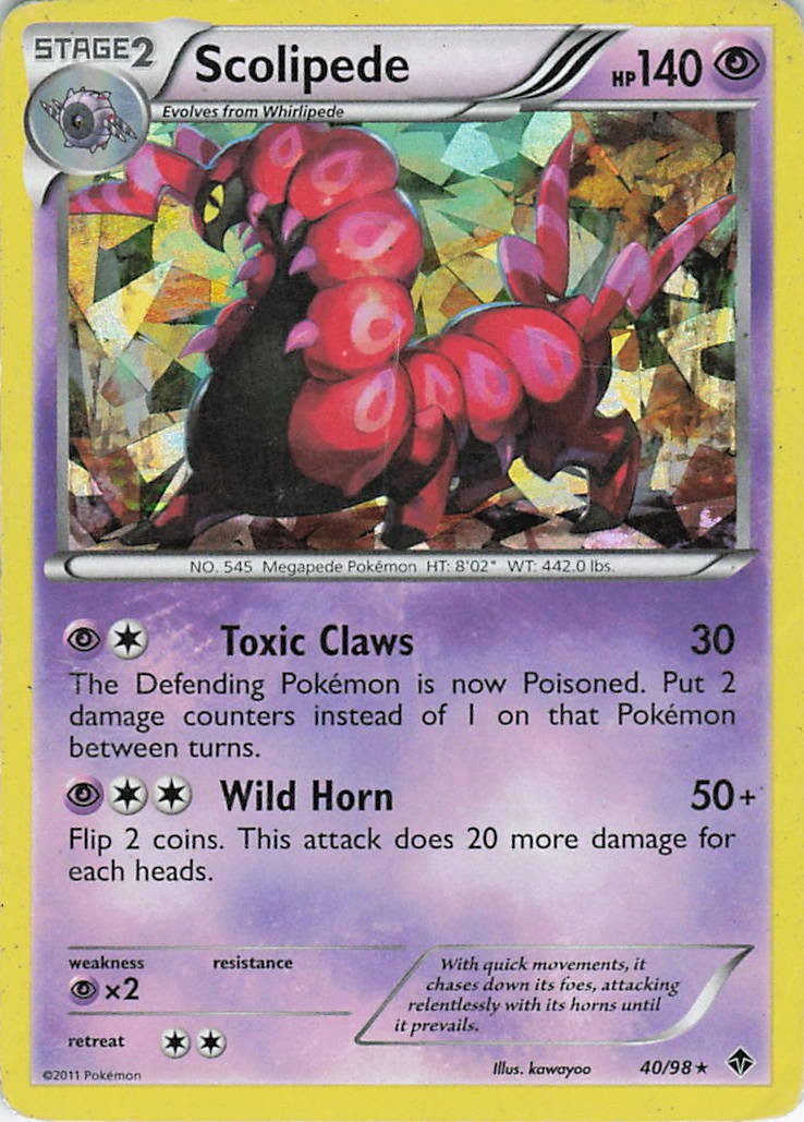 Scolipede - 40/98 (BW Emerging Powers) - Deck Exclusives (PR)