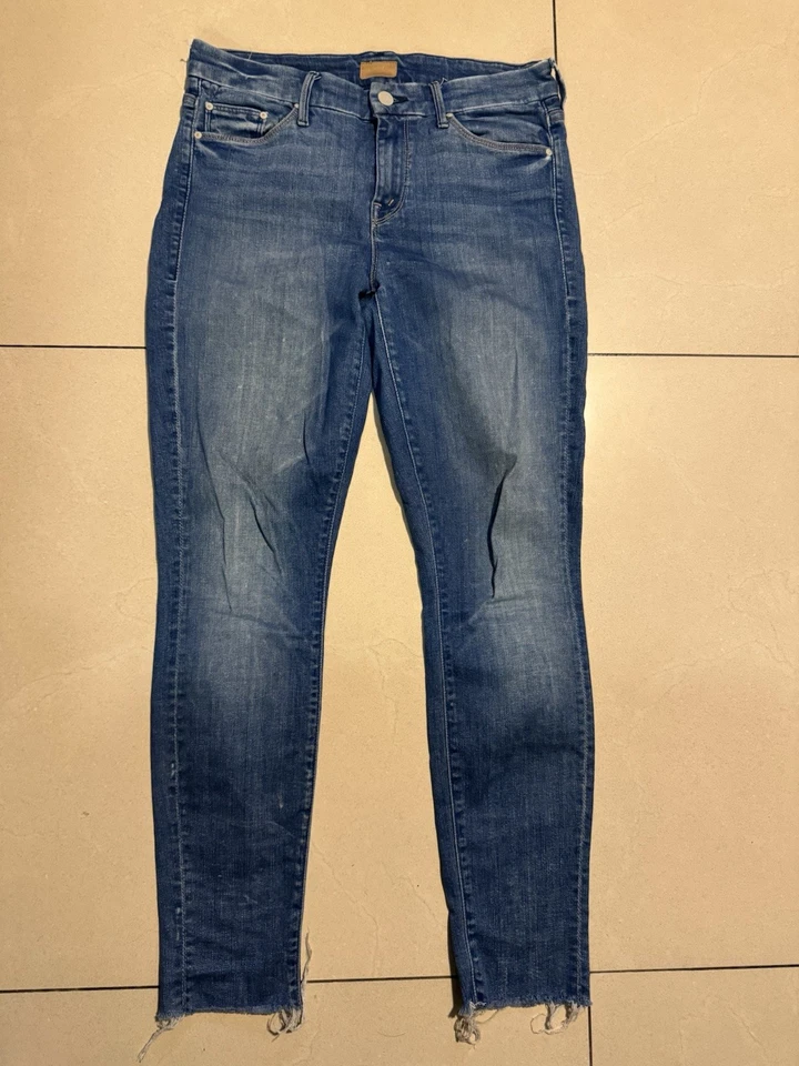 Jeans Madre Looker Tobillo Fray Talla 28 Birds Of Paradise (30x27,5) Foto 2 de 4