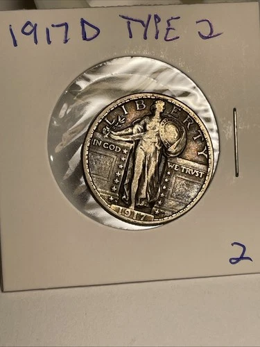 Quarter 1917 D type 2